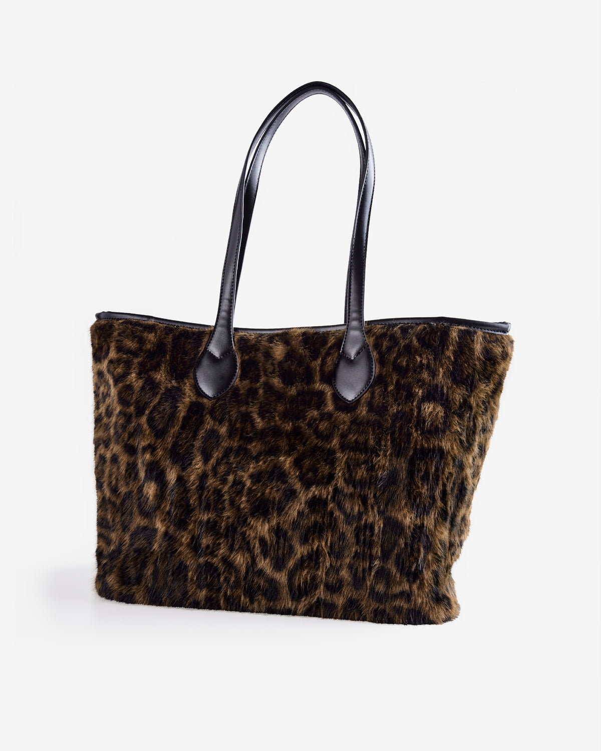Faux Fur Tote Bag Multi