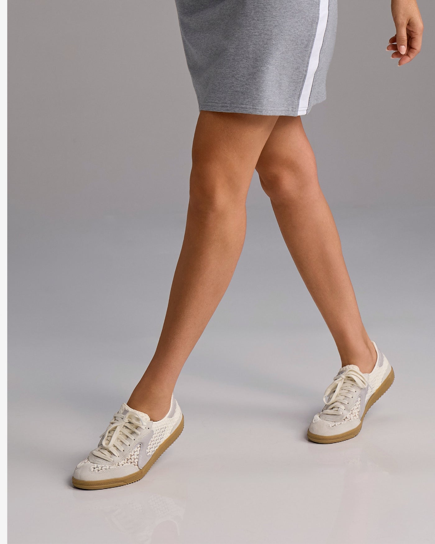 Skechers Spring Lace Sneaker Off White