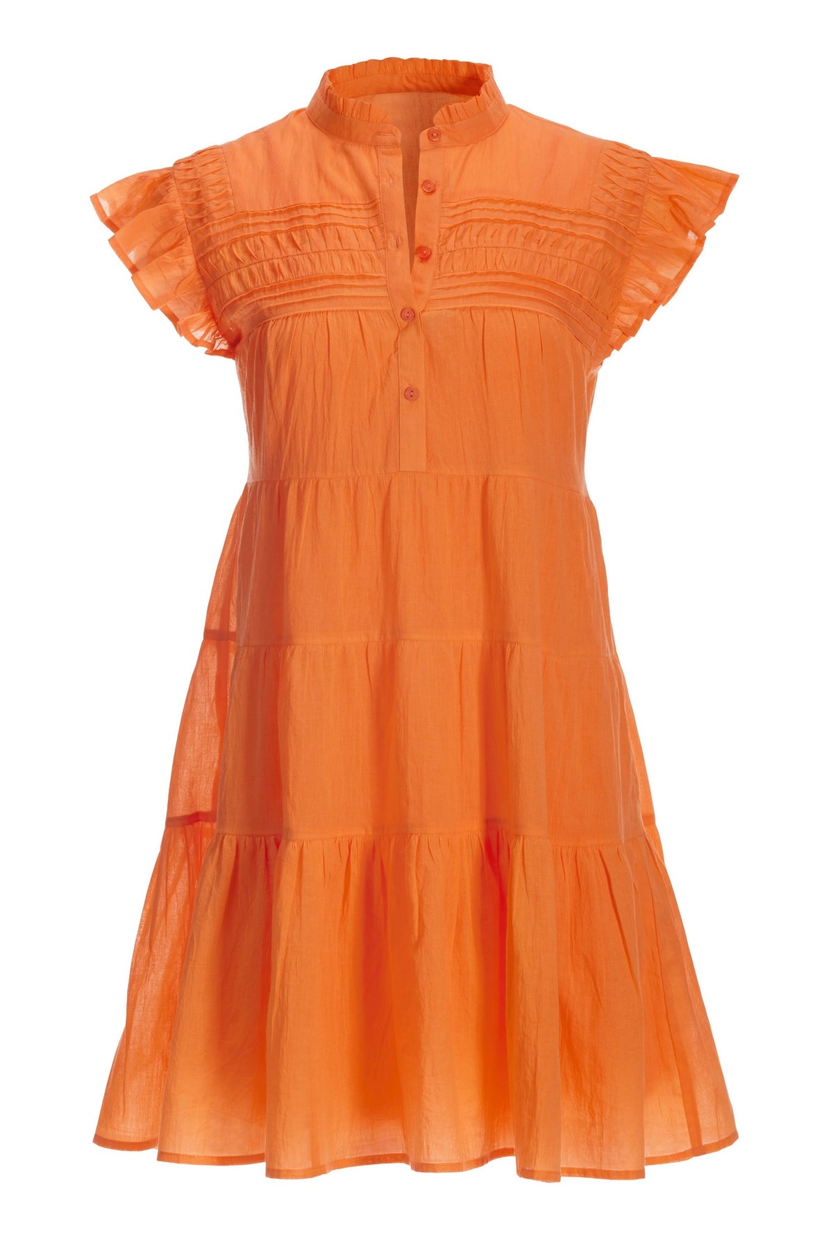 Tiered Shift Dress Nectarine