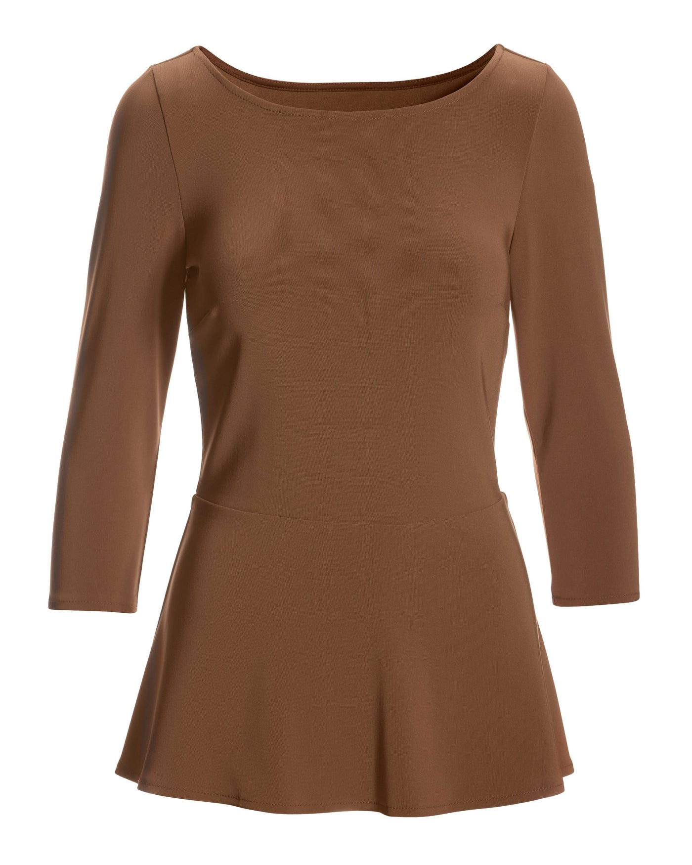Beyond Travel Ballet Neck High-Low Top Dachshund