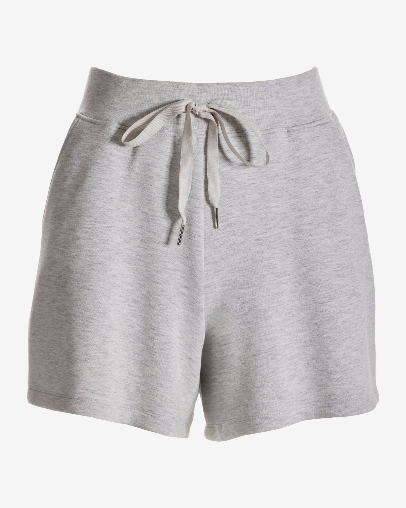 Luxe Lounge Drawstring Short Light Heather Gray