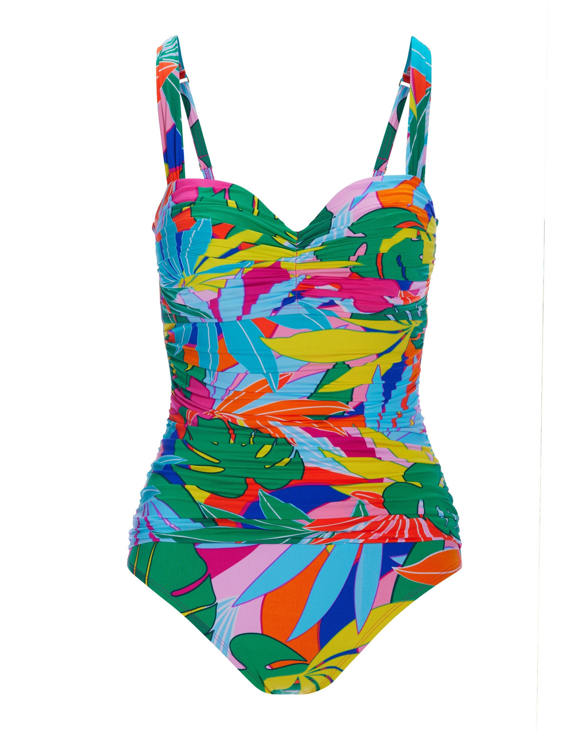 Life of the Party Tropical Print One-Piece Multi