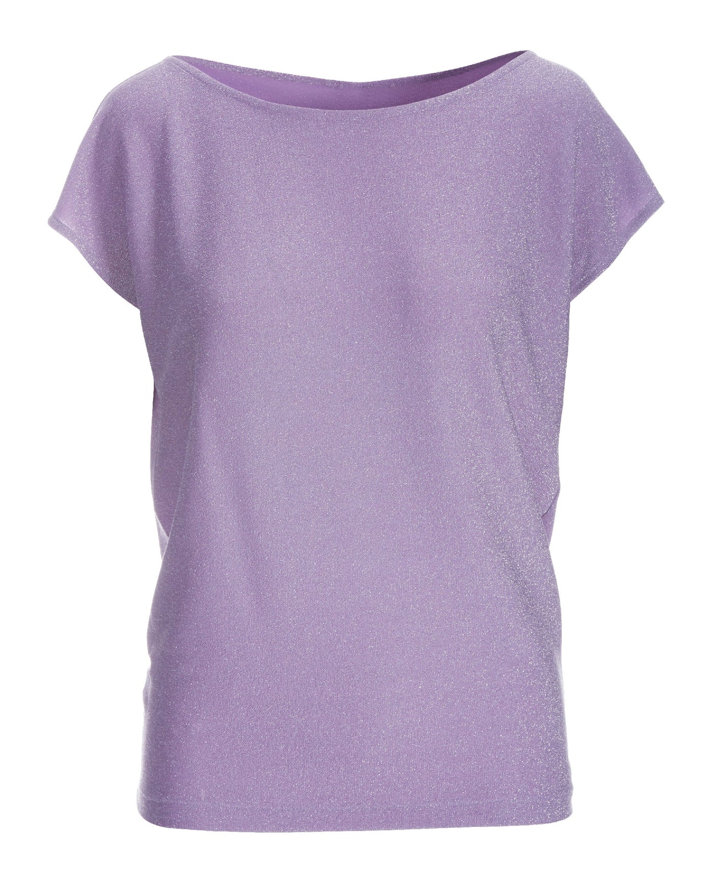 Metallic Slouchy Cap Sleeve Lavender Bloom