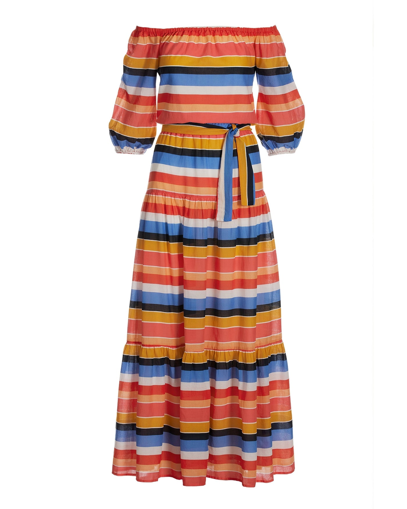 Multi Stripe Maxi Dress Multi