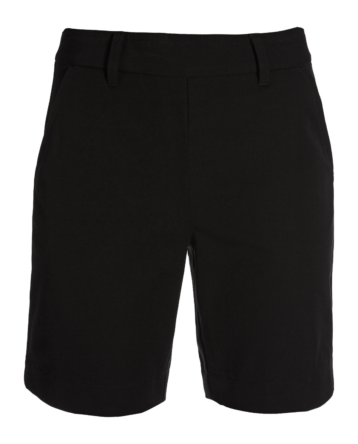 Twill Pull-On Seven-Inch Short Black