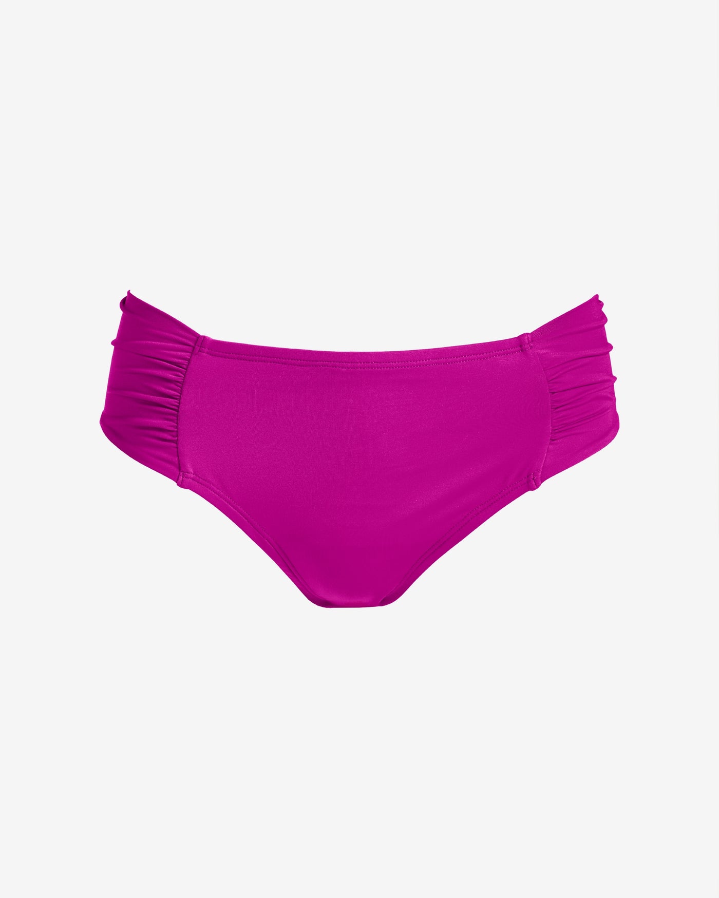 Swim Sense Side Ruched Bikini Bottom Wild Aster