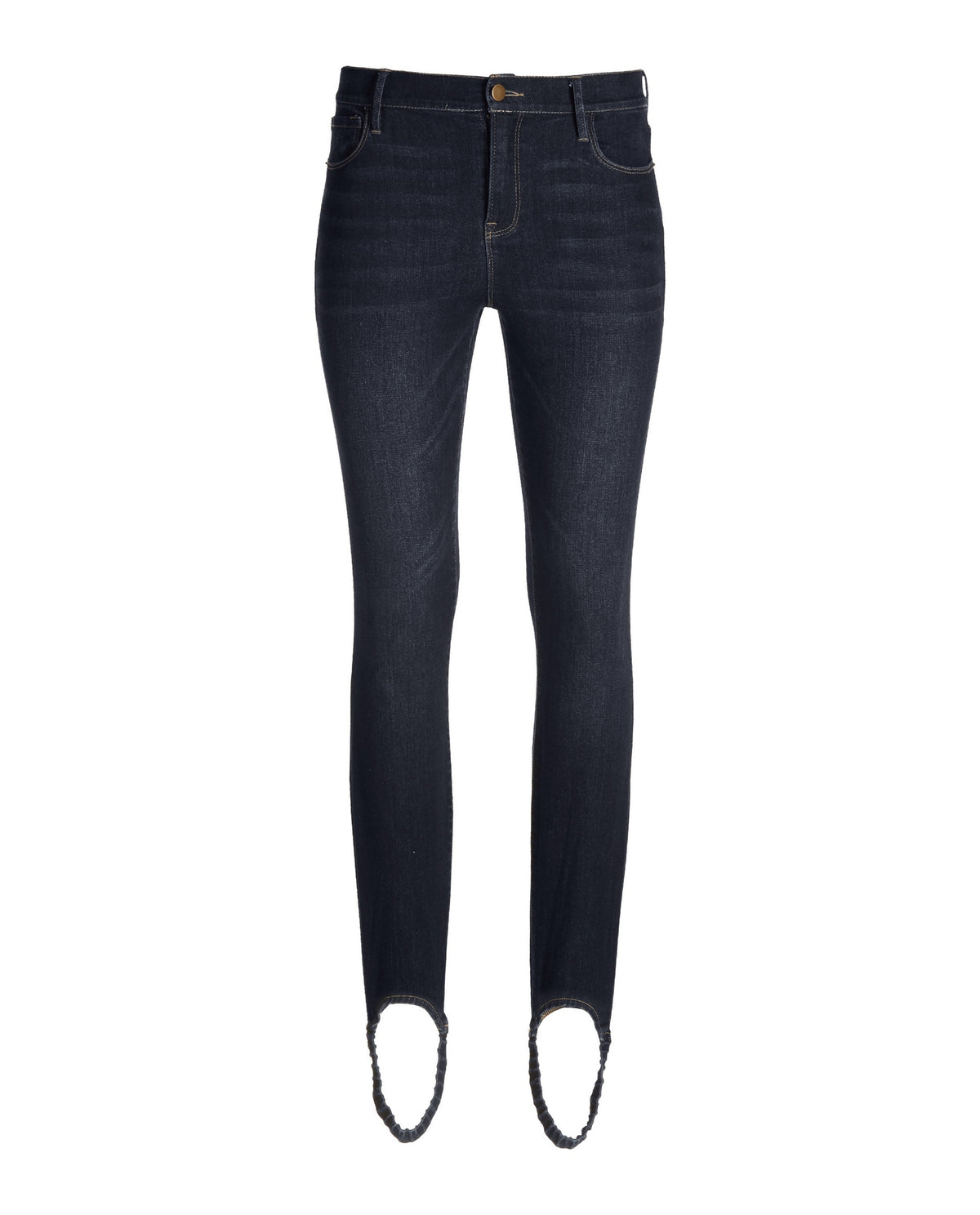 Denim Stirrup Legging Dark Wash