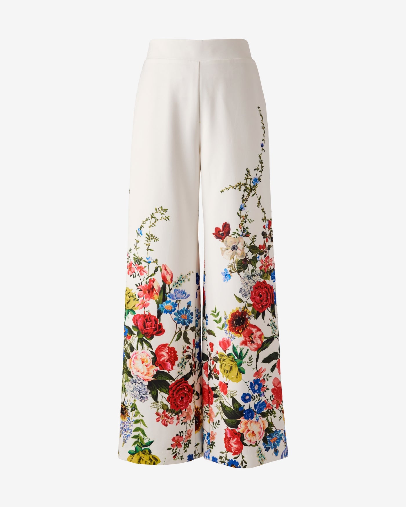 Printed Crepe Wide Leg Pant Florence Garden