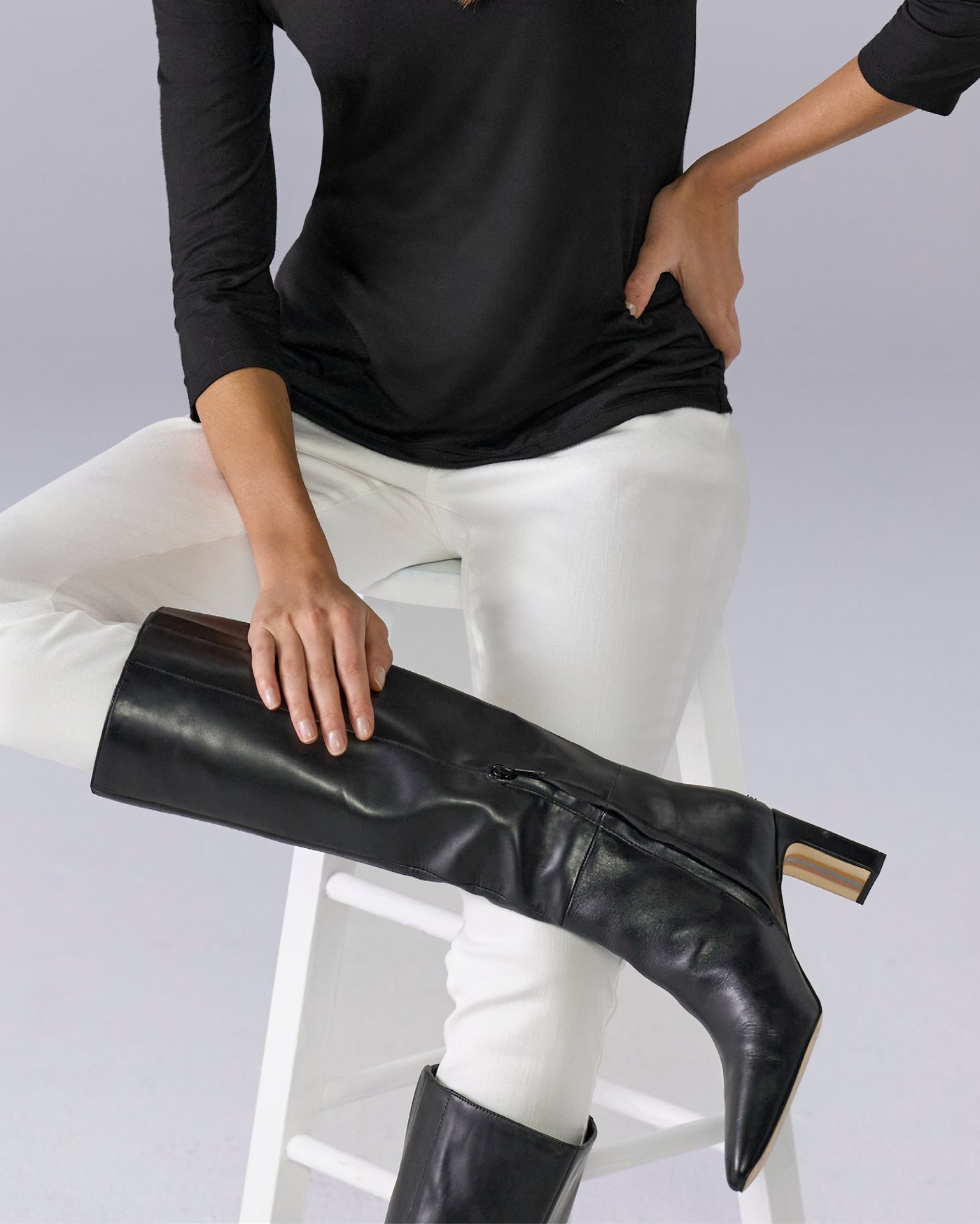 Sam Edelman Pointed Toe Boot Black