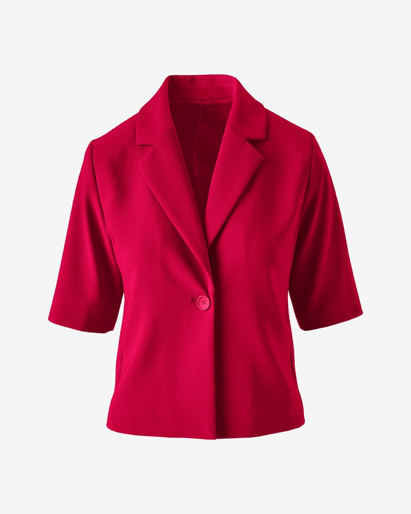 Beyond Travel Short Sleeve Blazer Tango Red