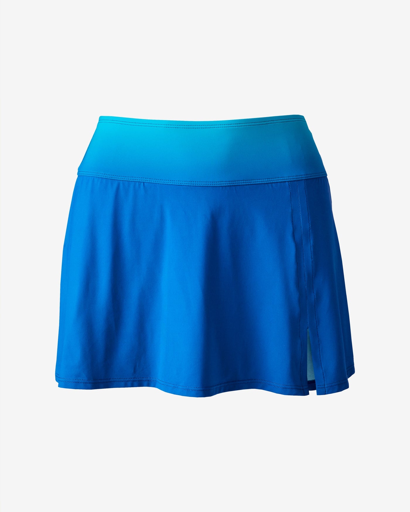 Swim Sense Ombre High Waisted Skirted Bottom Blue Ombre