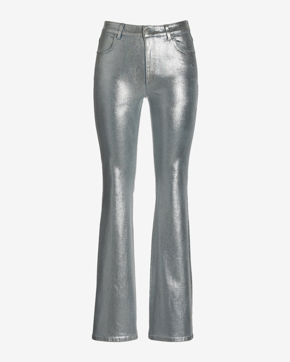 Monterey Silver Metallic Jean Light Wash/Silver