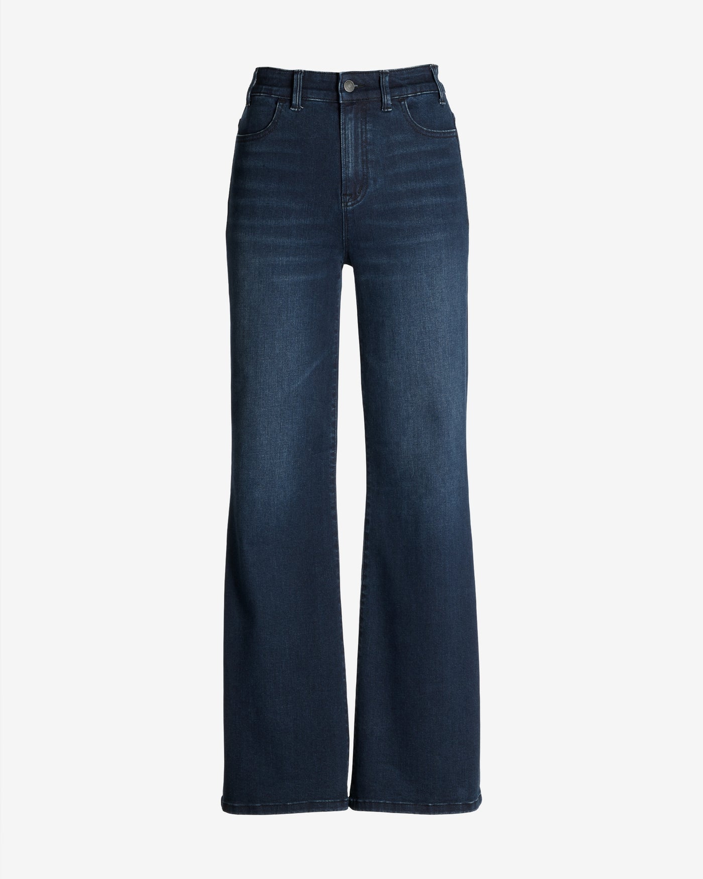 Malibu High-Rise Wide Leg Jean Dark Wash Denim