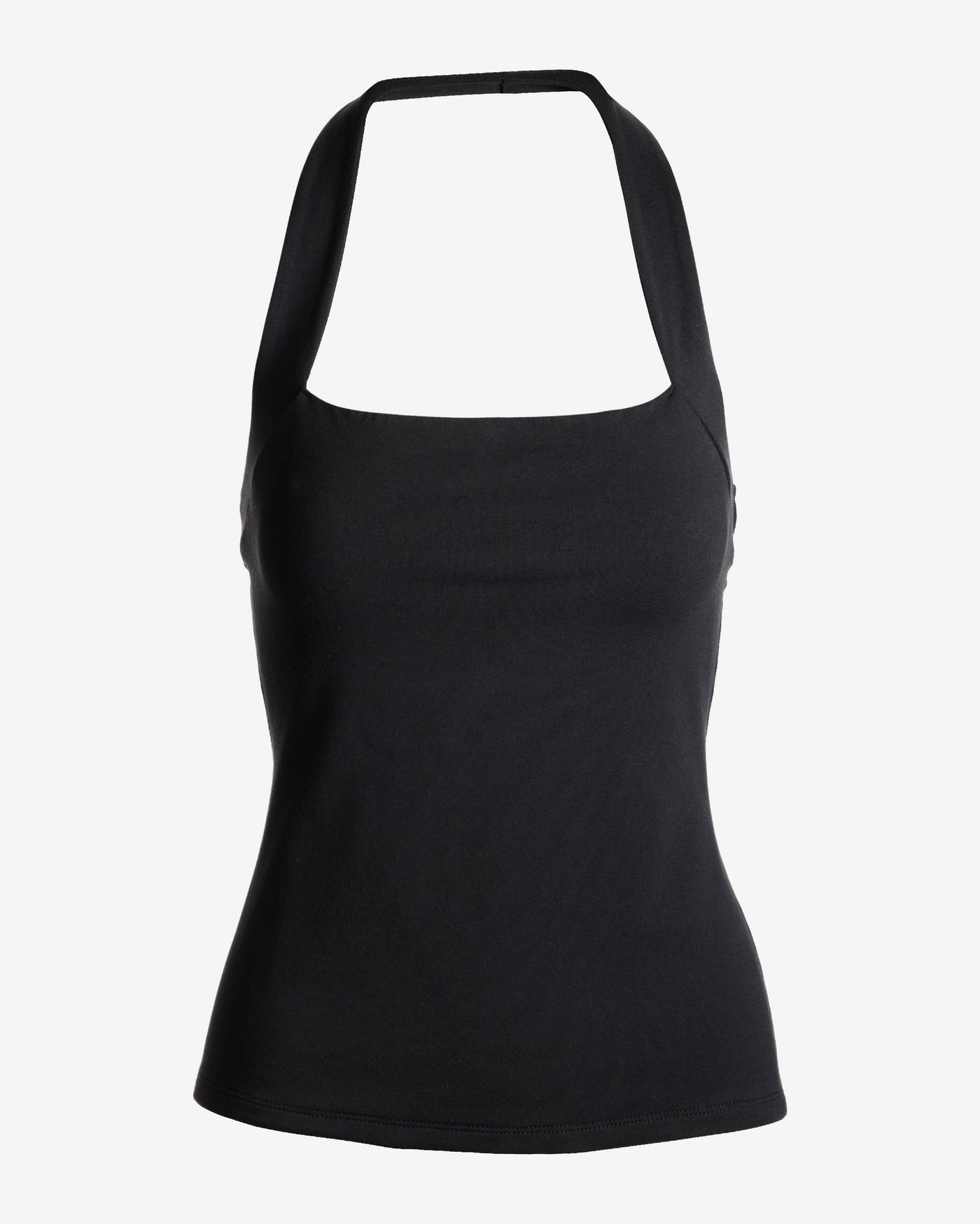 So Sexy Halter Knit Top Proper Black