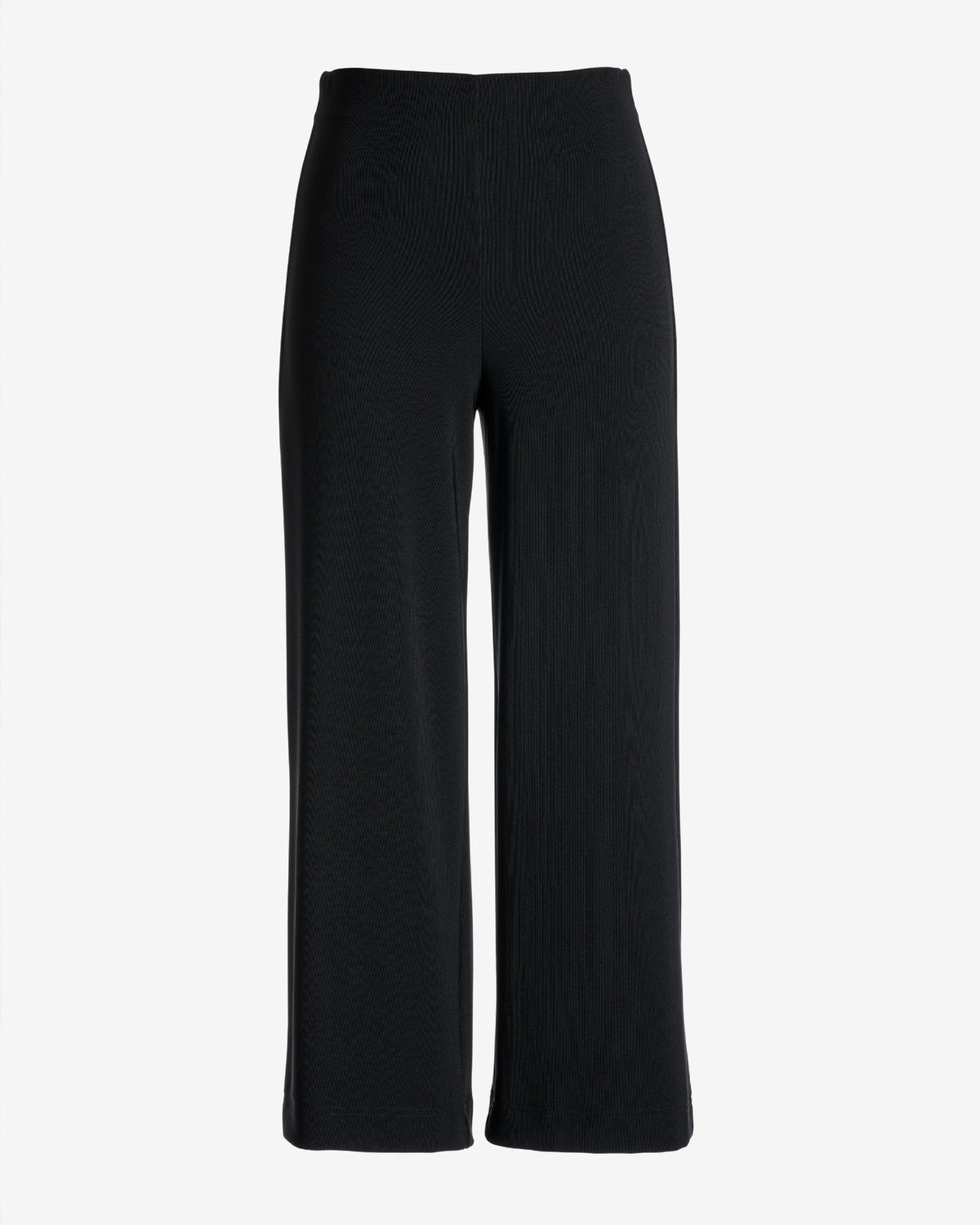 Beyond Travel Wide Leg Crop Pant Jet Black