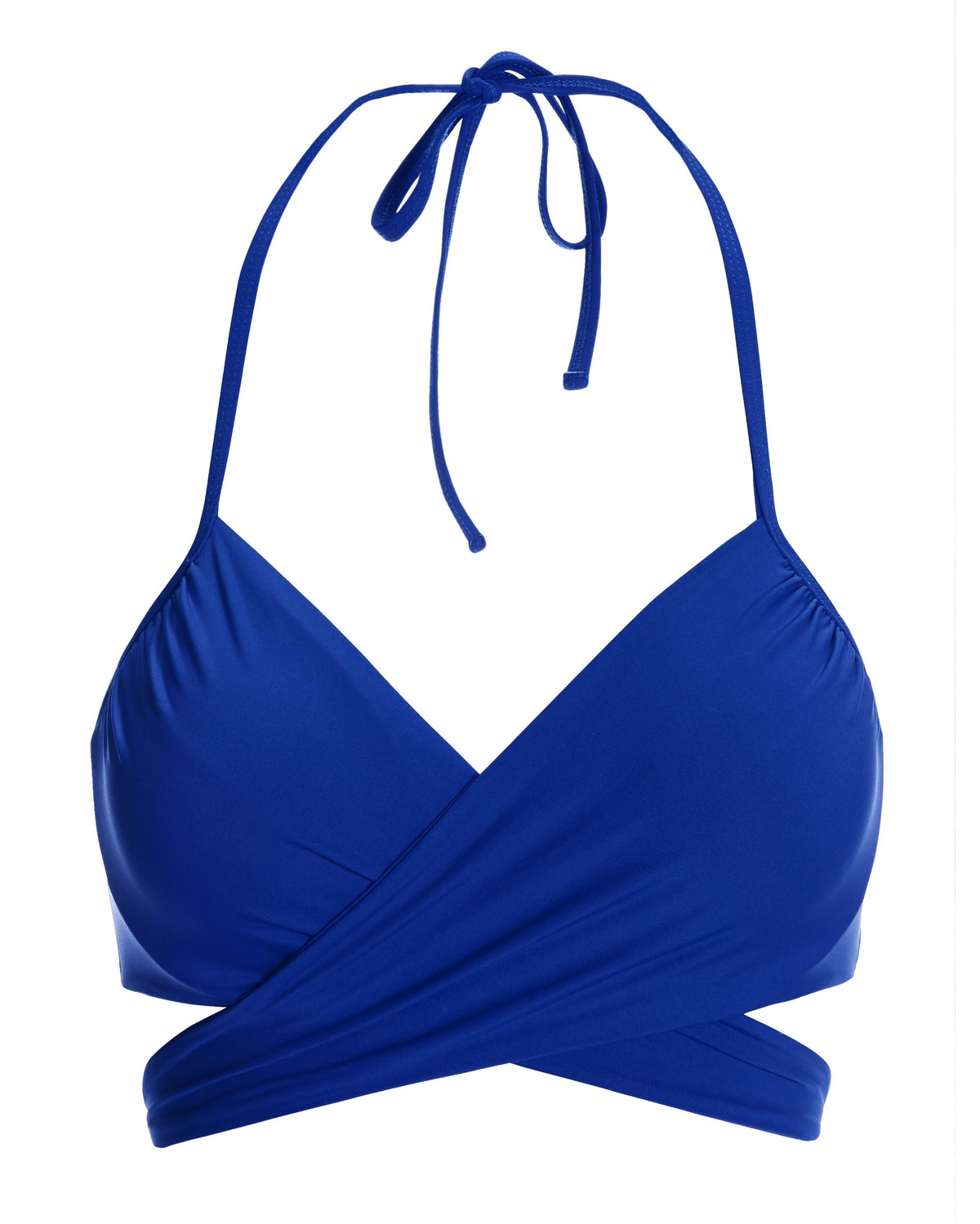 Swim Sense Underwire Wrap Bikini Top 2AJ56 Deep Ocean