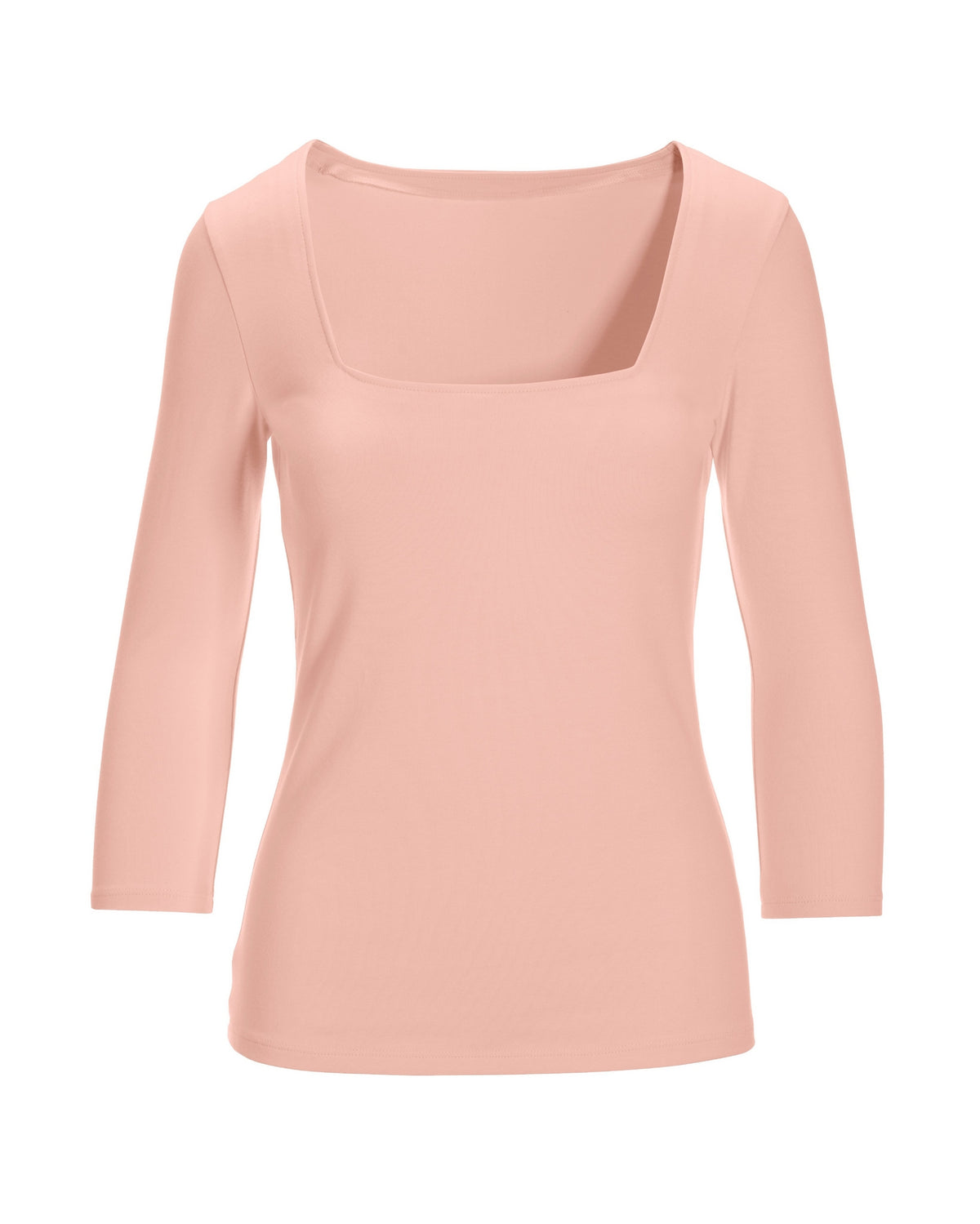 So Sexy Square-Neck Top Pale Blush