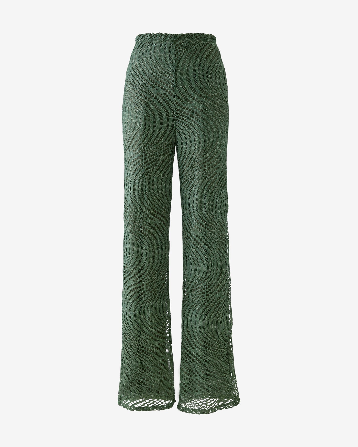 Lace Eyelet Pant Bronze Green