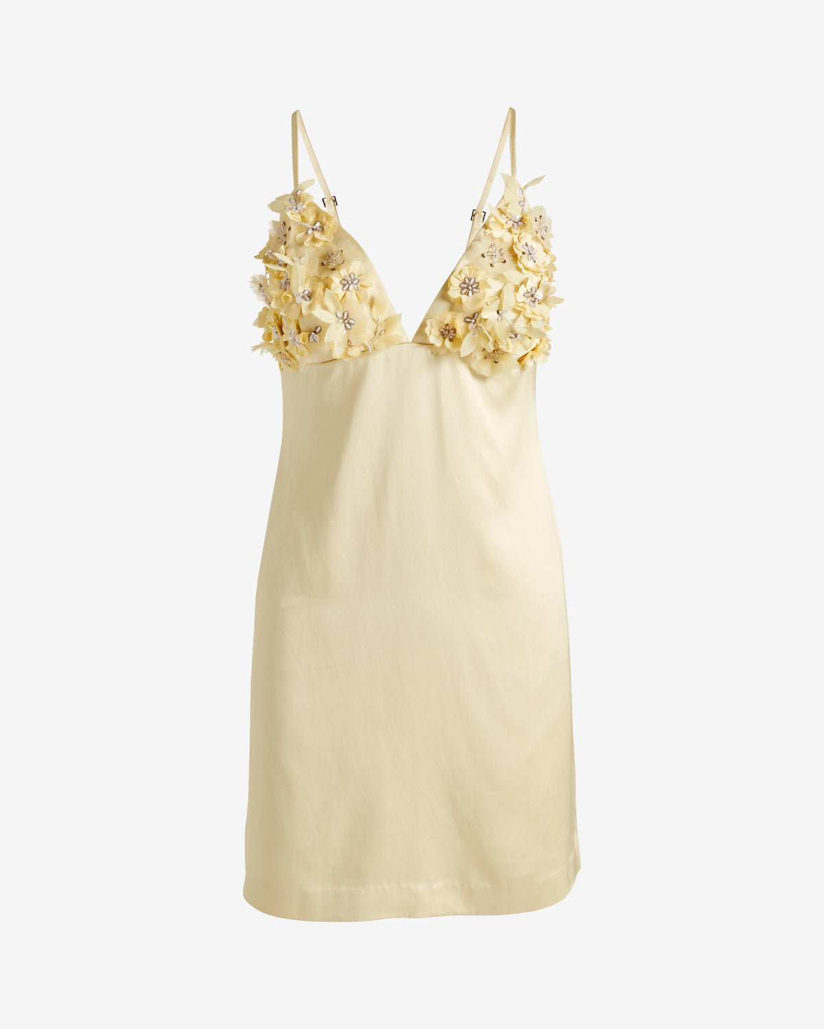 3D Floral A-Line Dress Afterglow