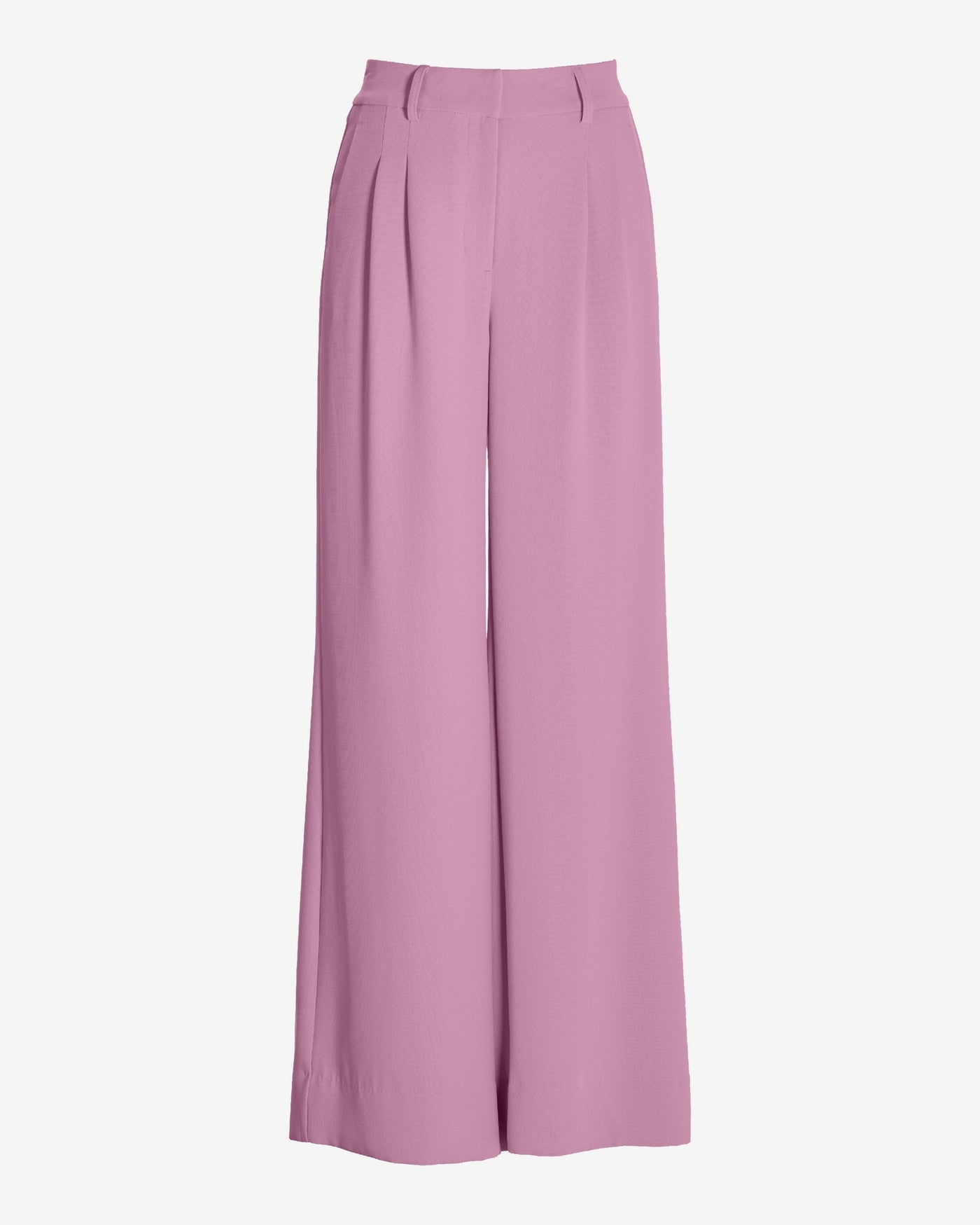 Malibu Wide Leg Effortless Drape Trouser Pant Pink Lavender