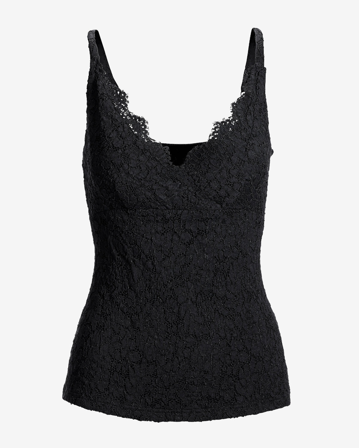 All Over Lace Tank Black