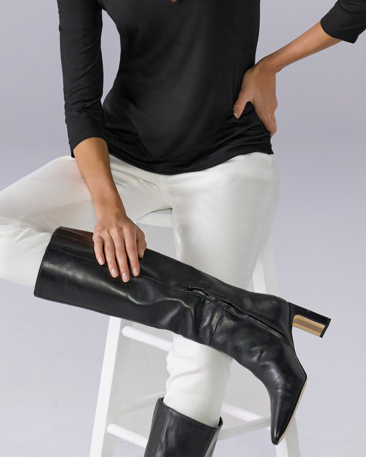 Sam Edelman Pointed Toe Boot Black