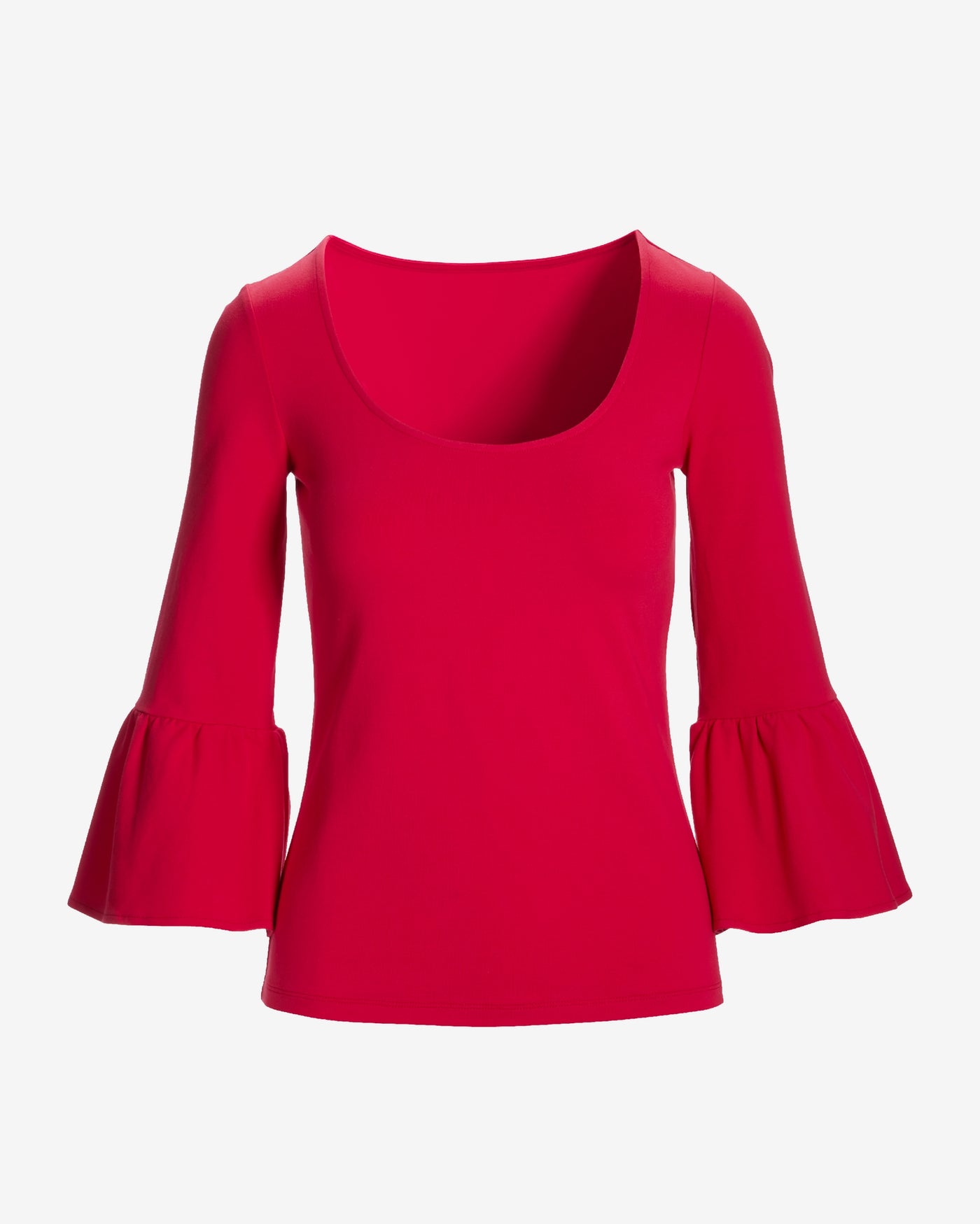 So Sexy Bell Sleeve Top True Red
