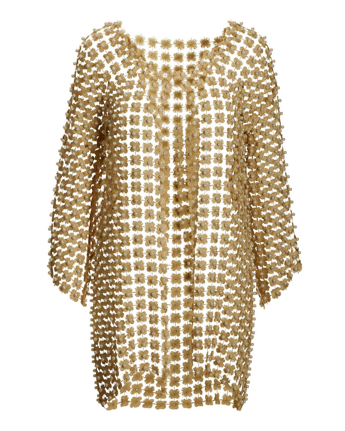 Metallic Pearl Duster Gold