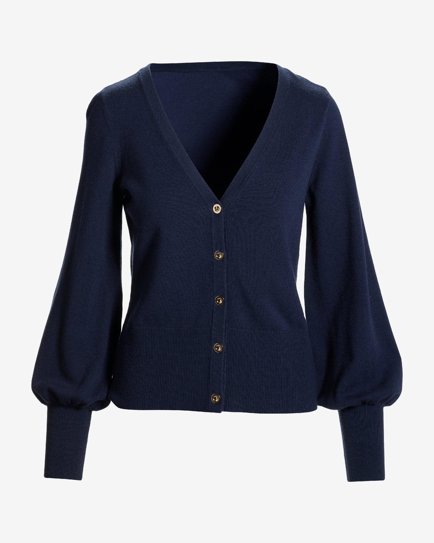Lightweight Button Up Cardigan Sweater Navy