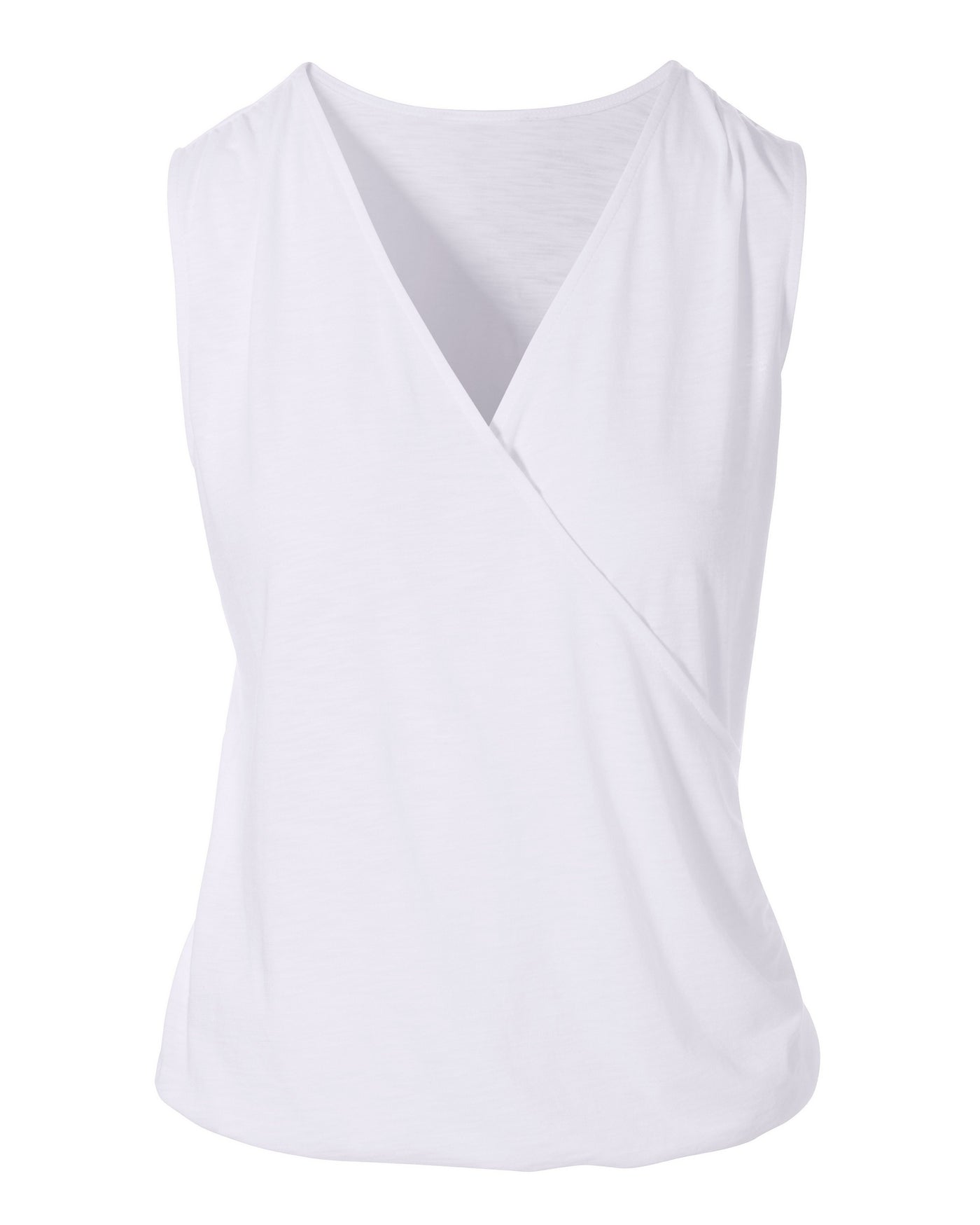 Surplice Slub Tank Top White