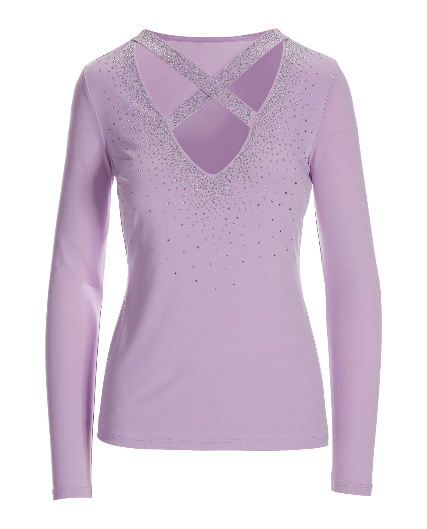 Embellished Strappy Keyhole Lavender