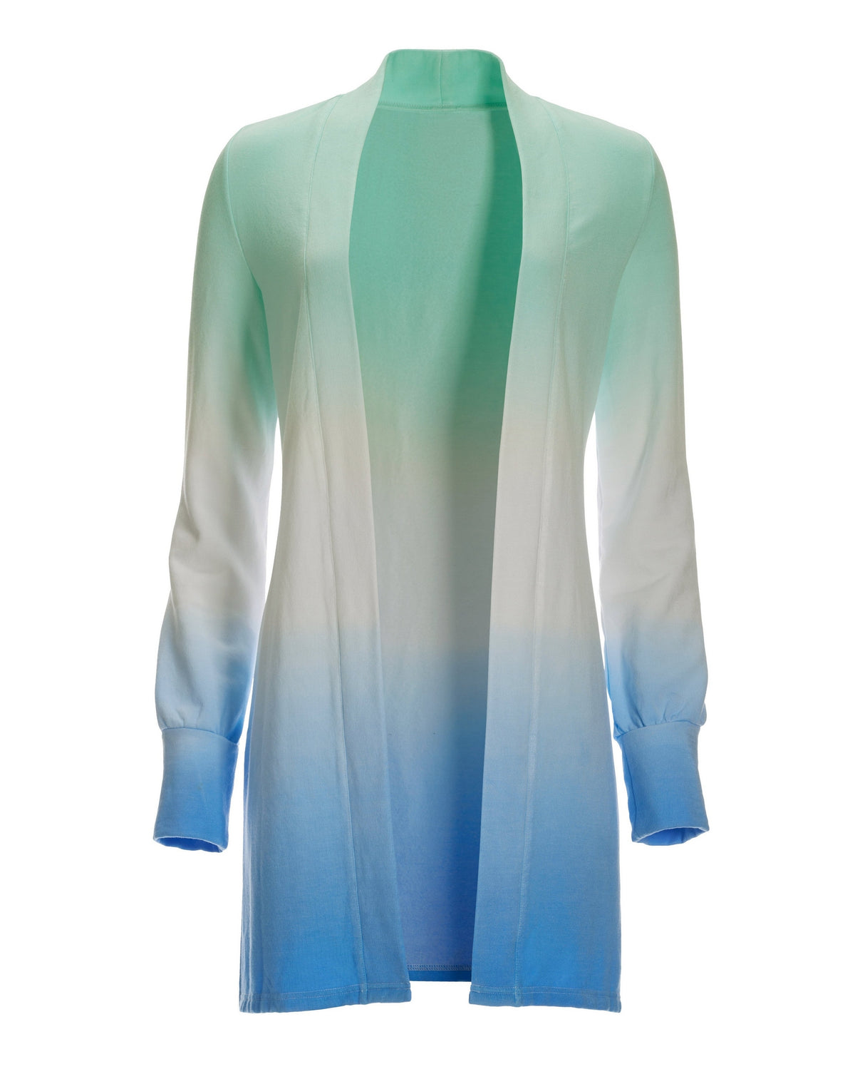 Ombre Lounge Duster Green Blue