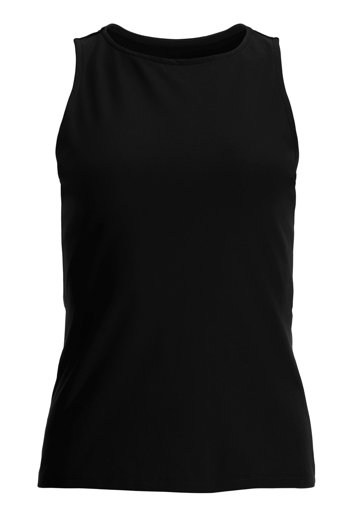 So Sexy High Neck Knit Tank 2BL16 Black