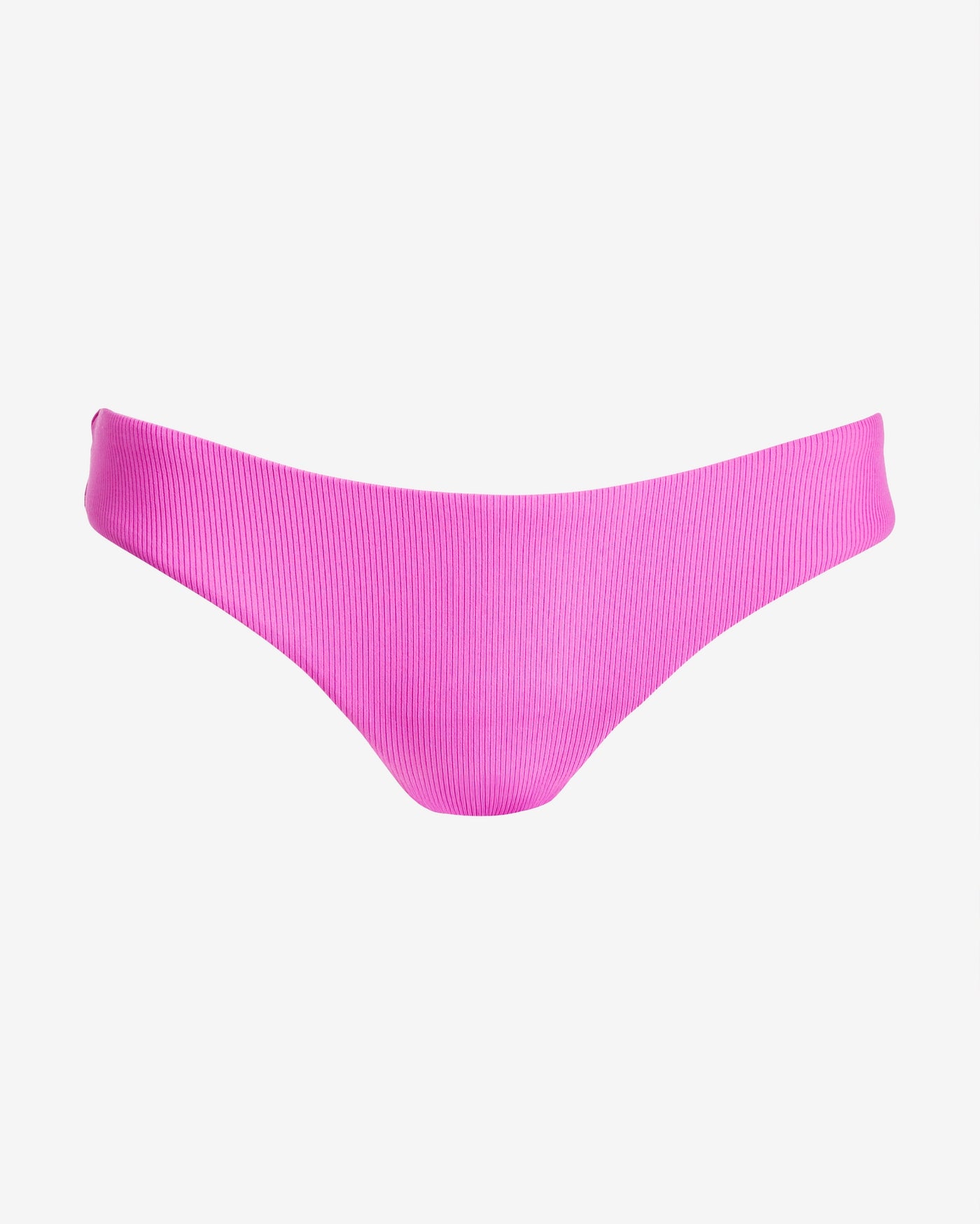 Ribbed Hipster Bikini Bottom Pink