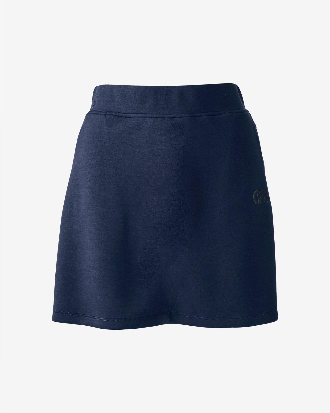 Luxe Lounge Flat Front Skort Navy