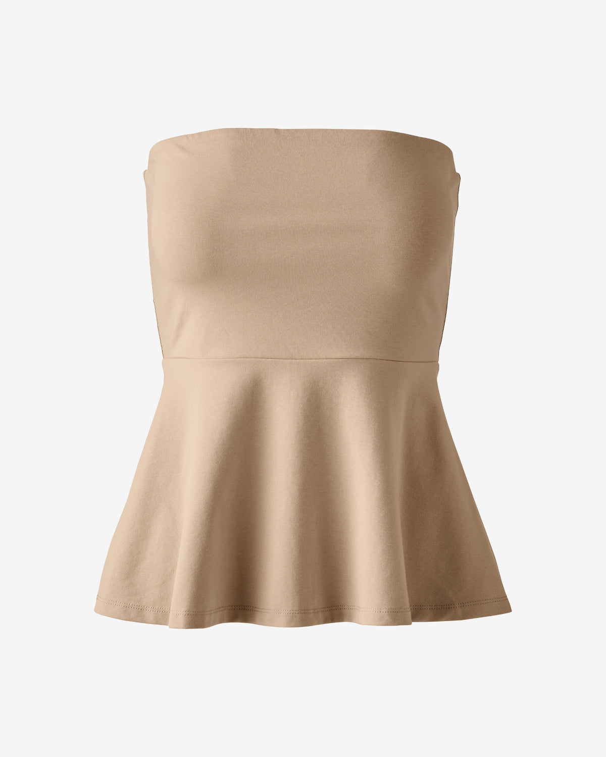 So Sexy Peplum Tube Top Sesame