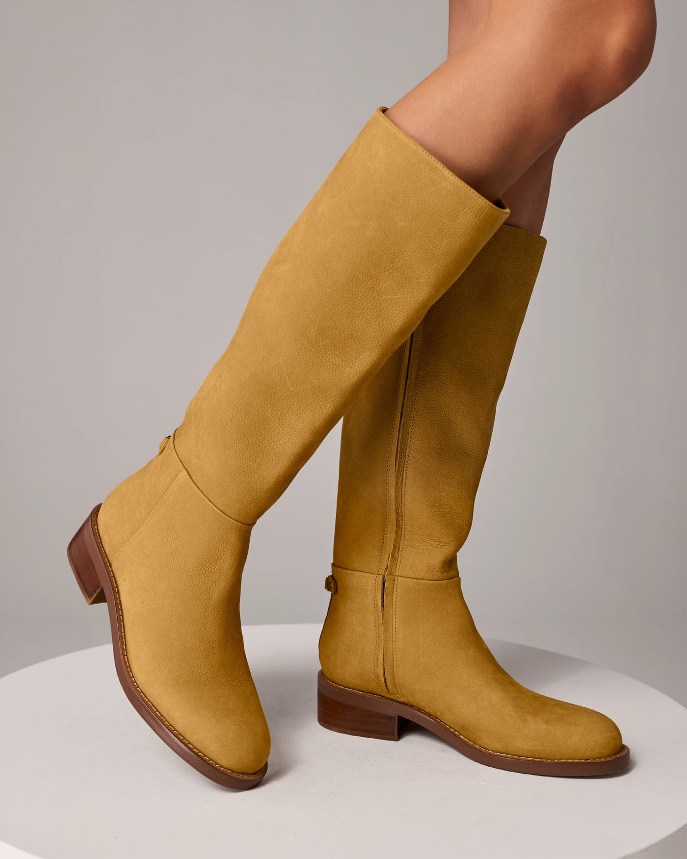 Sam Edelman To The Knee Riding Boot Tan
