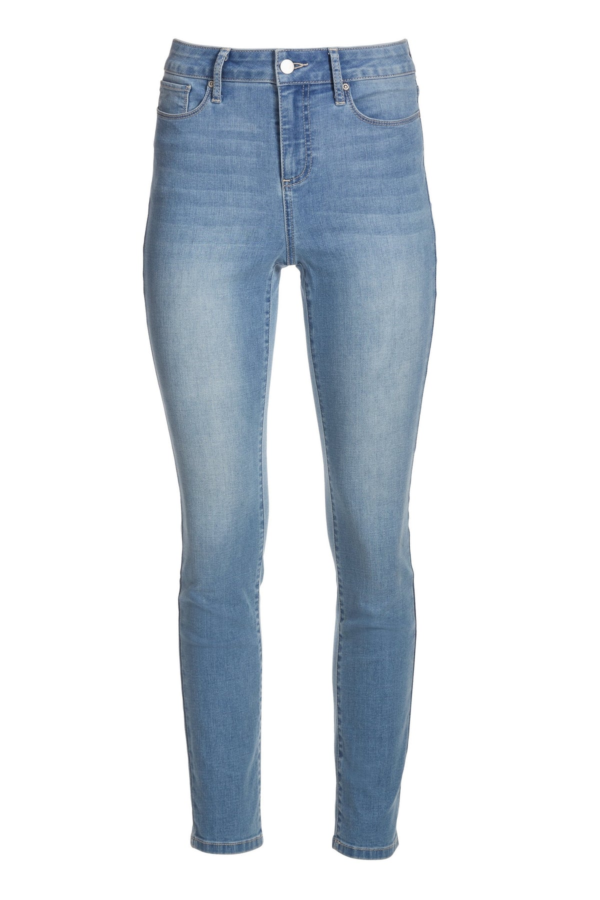 Proper Stretch High Rise Slim Ankle Jean Light Med Wash