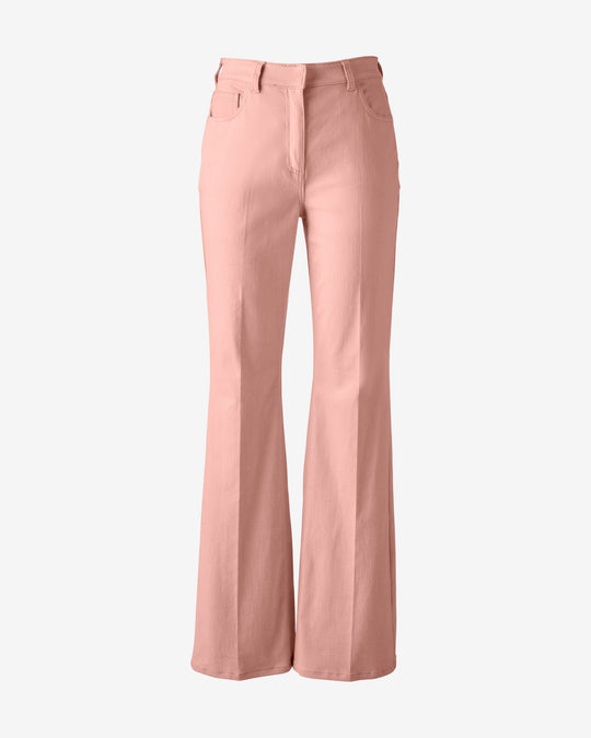 Colored Monterey High Rise Trouser Jean Misty Rose
