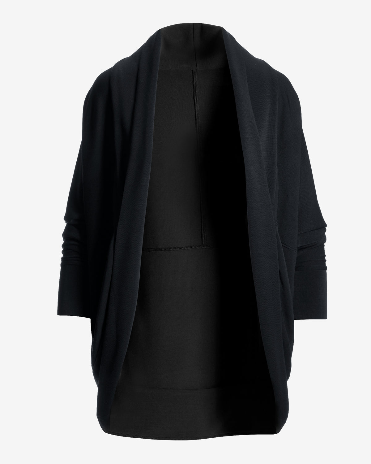 Luxe Lounge Cocoon Cardigan Black