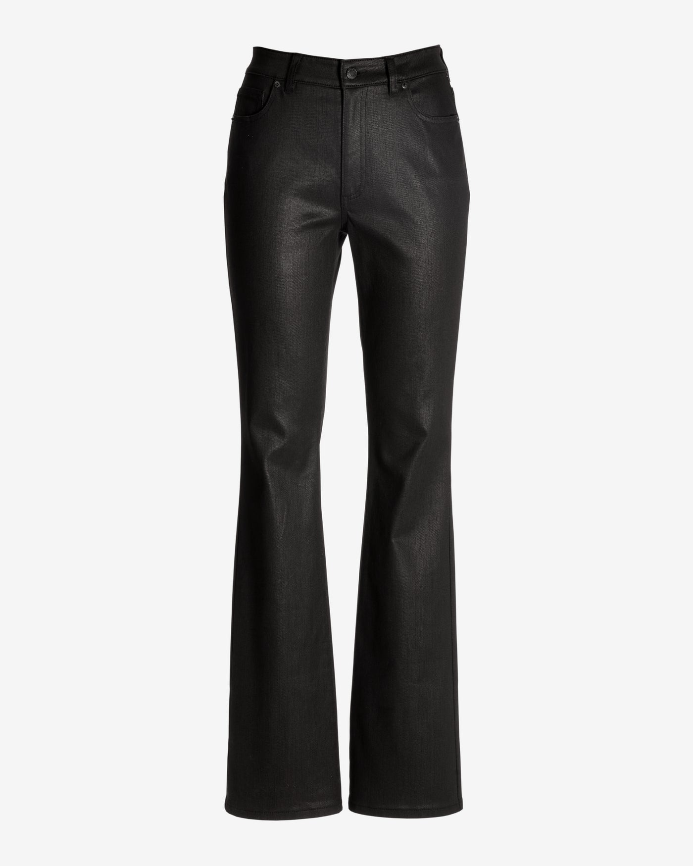 Monterey Coated High Rise Bootcut Jean Black