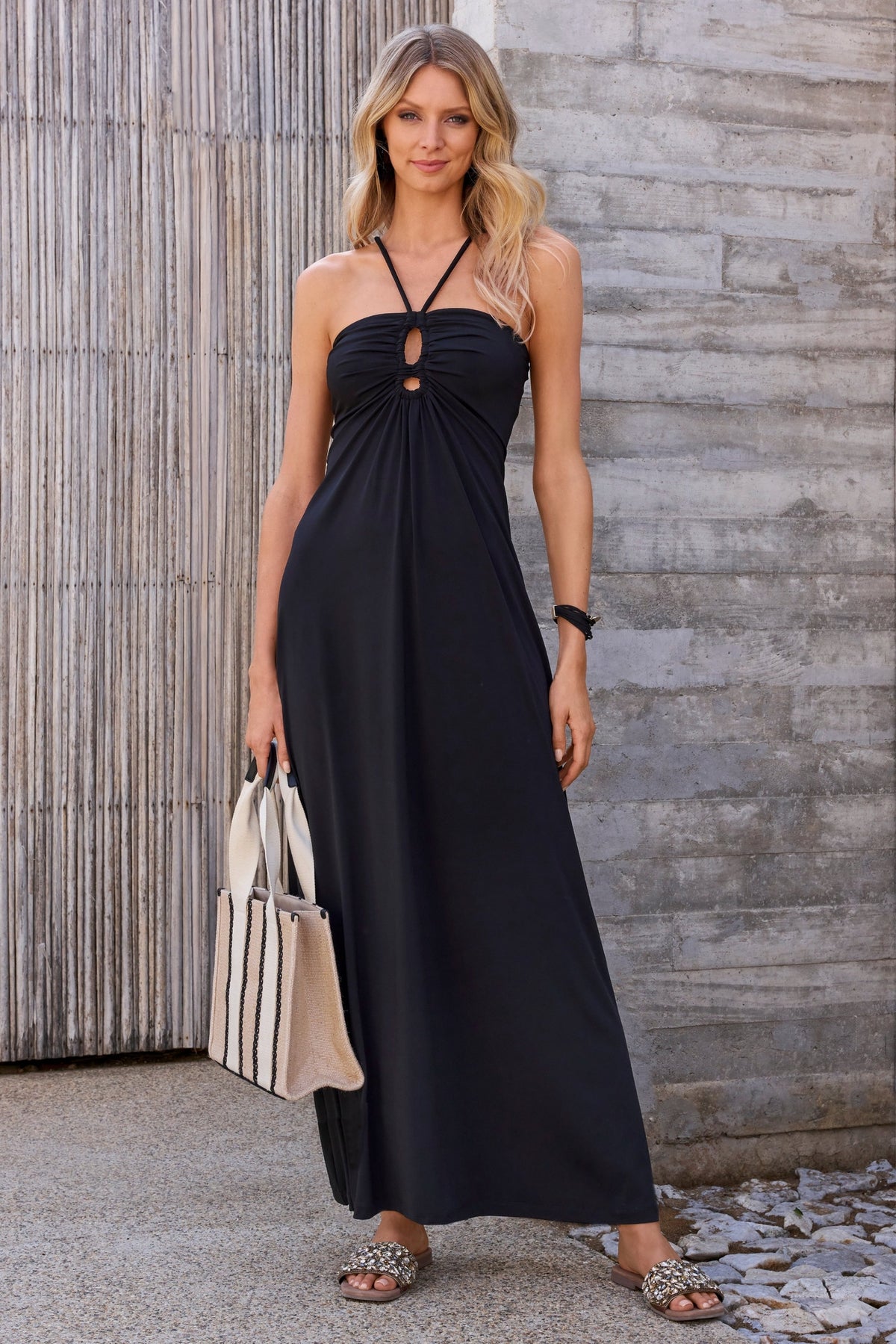 Embellished Multi Slide Bronze