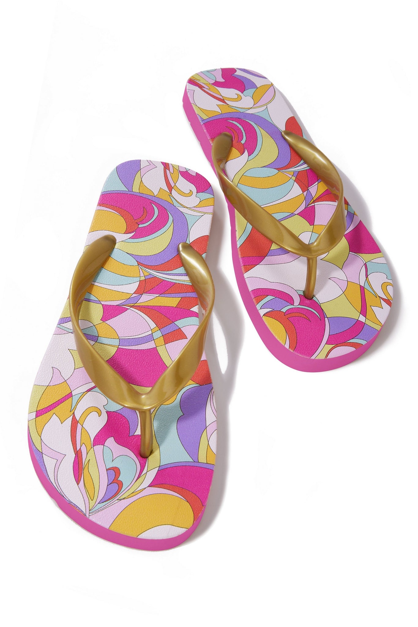 Sunset Waves Flip Flop Multi