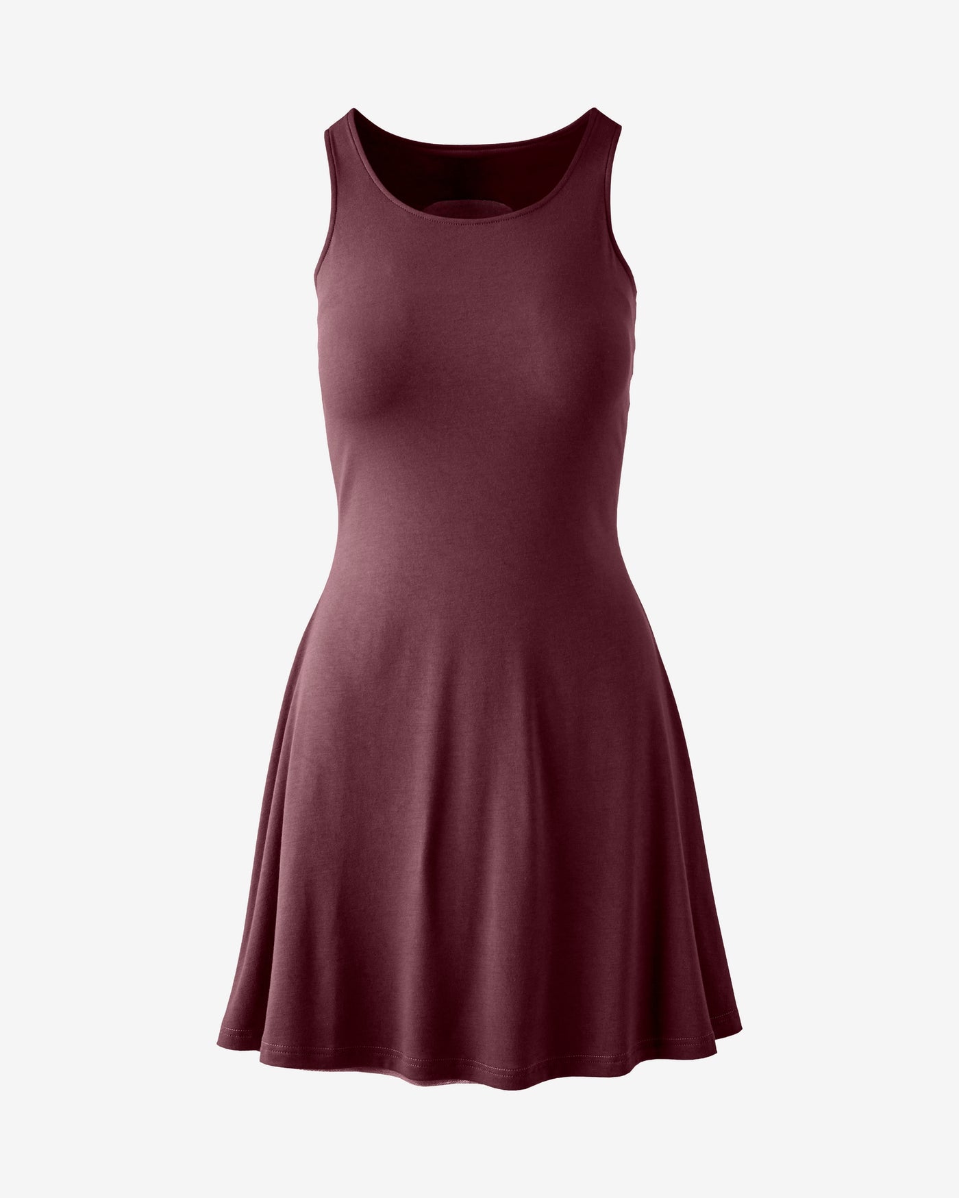 Tank A-Line Dress Tawny Port