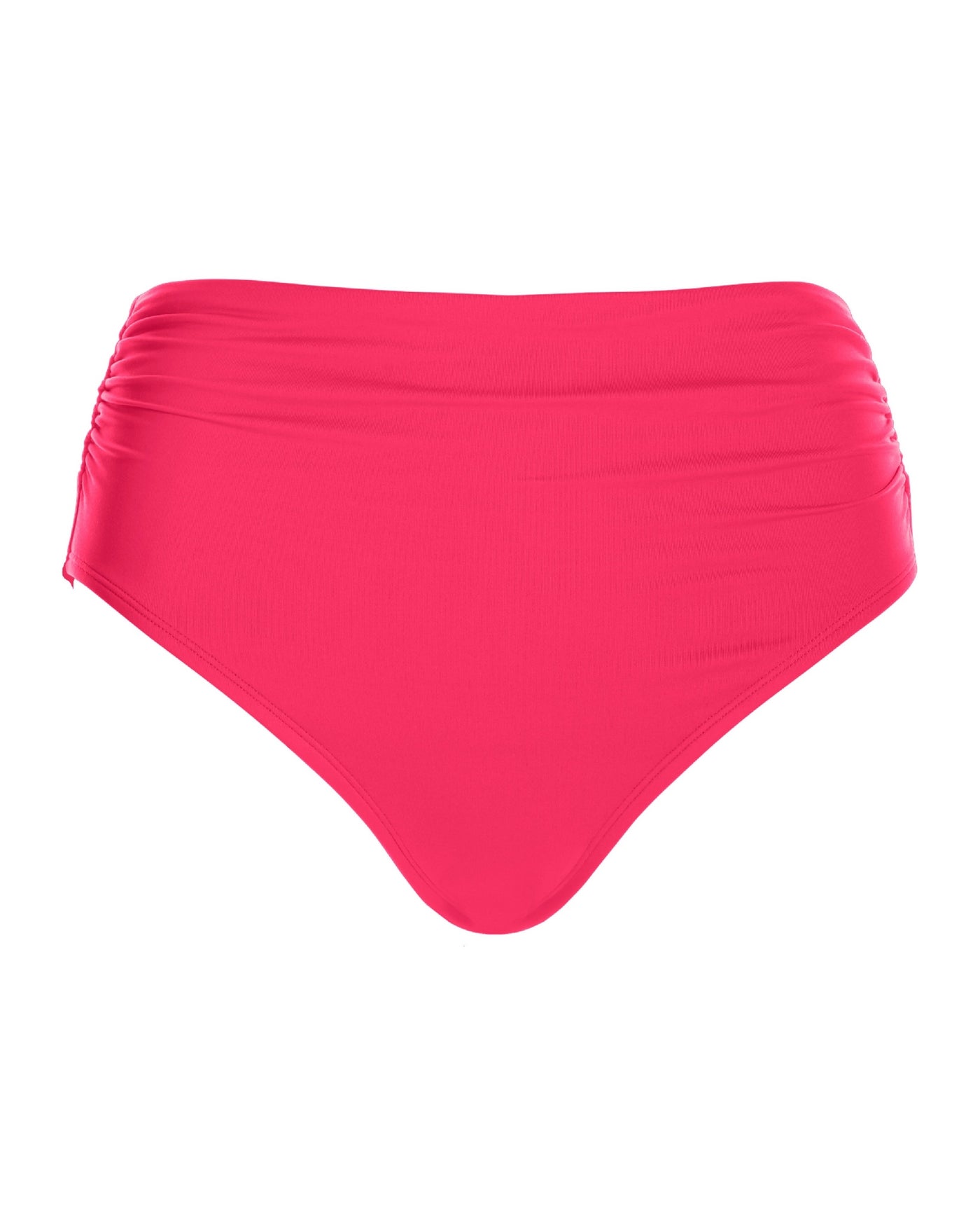 Swim Sense High-Waisted Bikini Bottom Fandango Pink