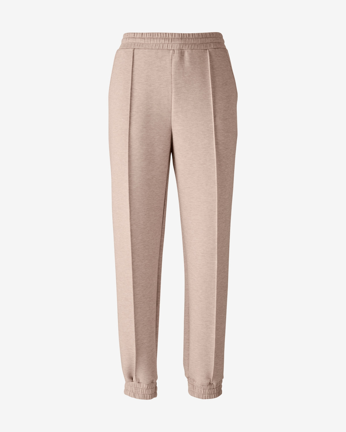 Luxe Lounge Pin Tuck Jogger Mushroom