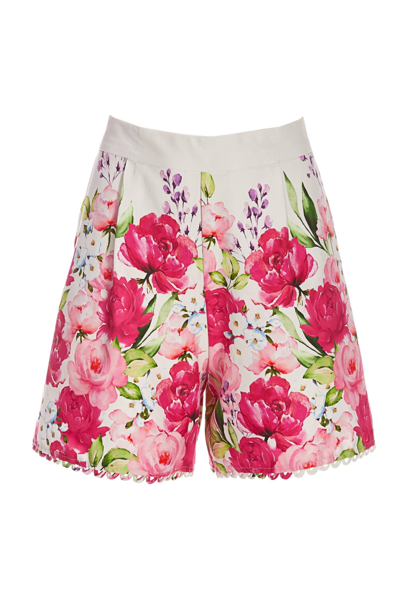 Garden Party Printed Short Pink Multi