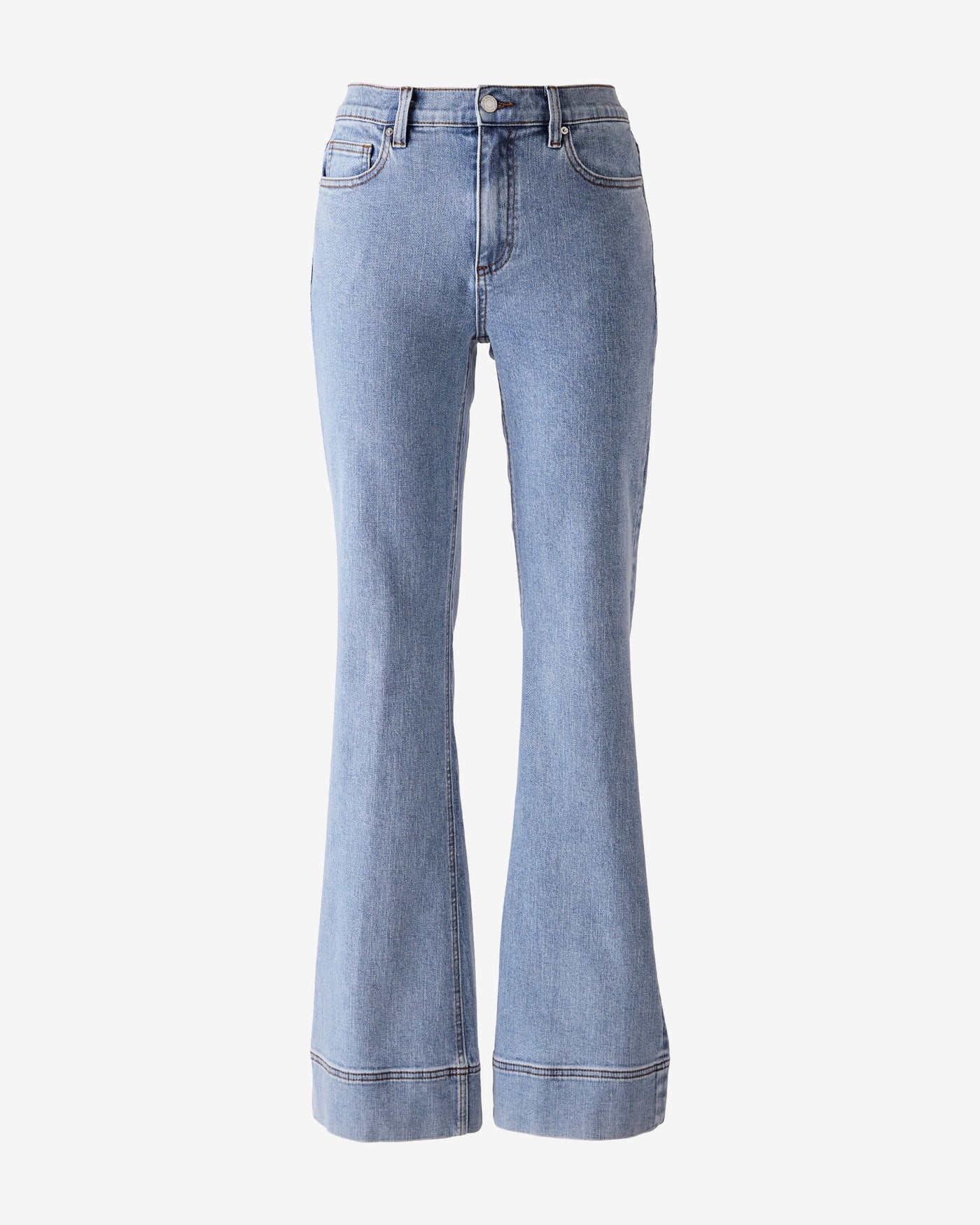 Monterey High Rise Wide Hem Bootcut Jean Light Wash