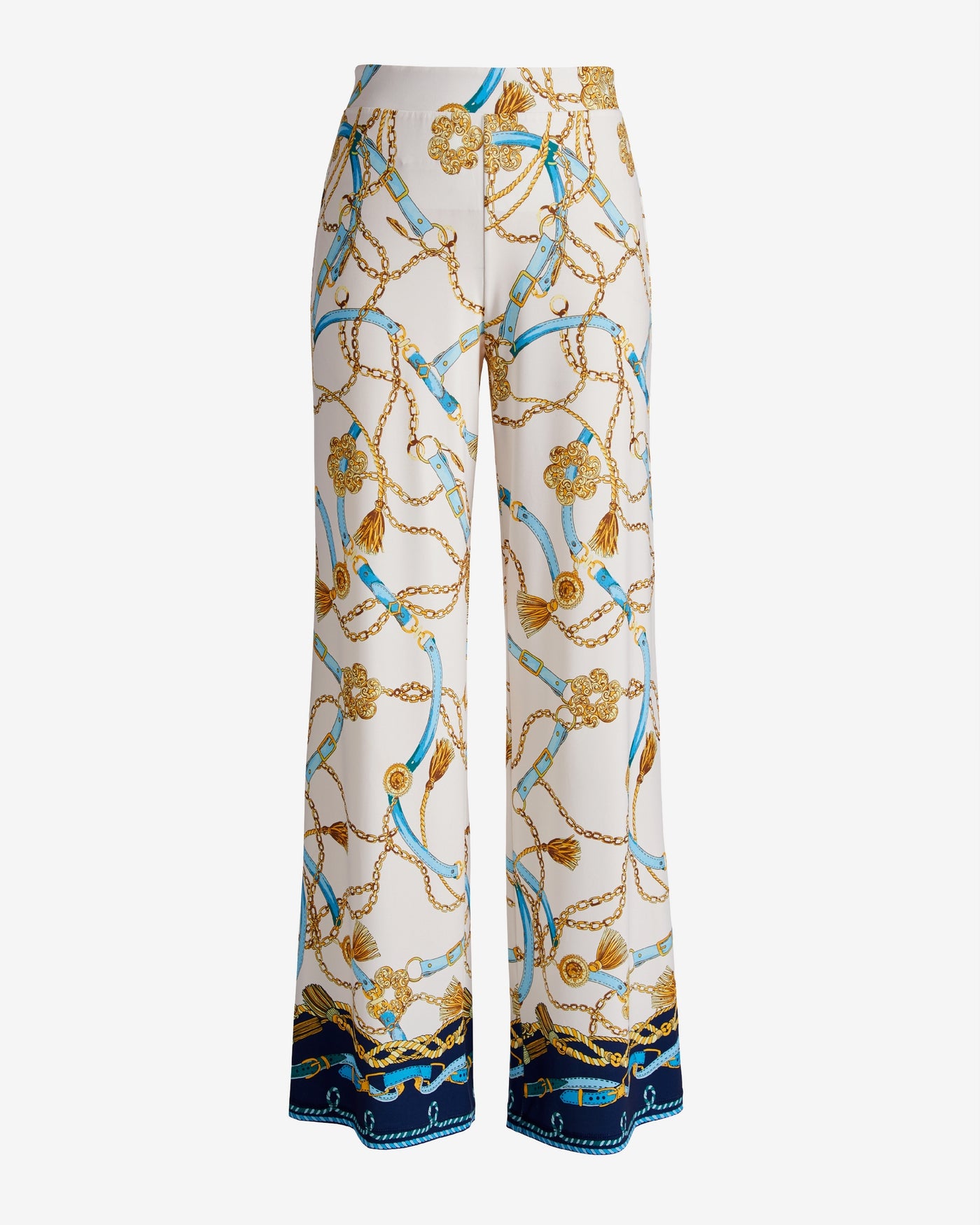 Malibu Print Wide Leg Pant Nautical Status