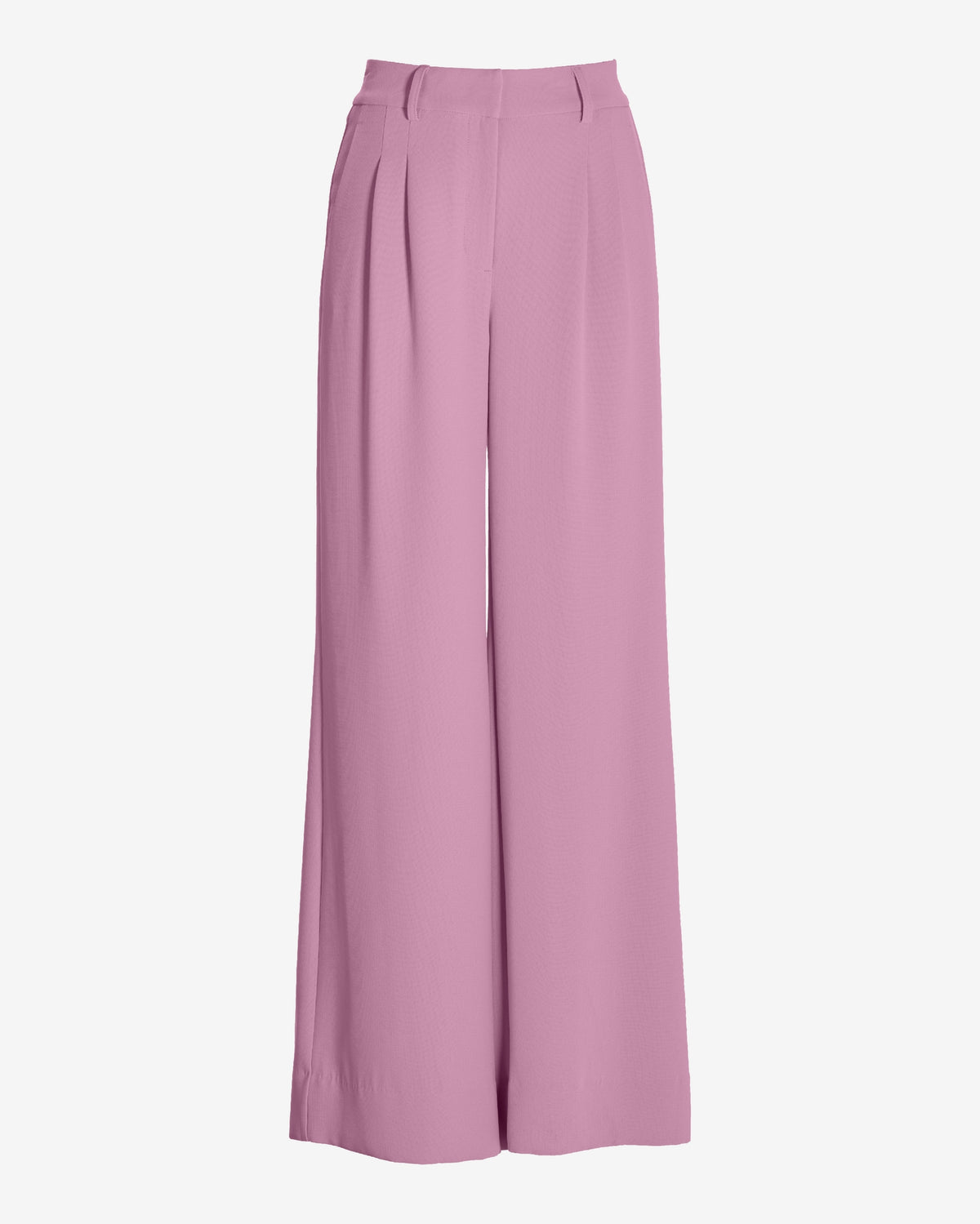 Malibu Wide Leg Effortless Drape Trouser Pant Pink Lavender